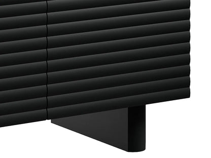 Buffet Noir Japandi Design Minimaliste - Ludima