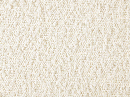 Lit Coffre Japandi Chevets Bouclette Blanc - Esteria