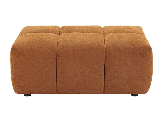 Pouf Texture Japandi Teinte Terracotta - Apoliu