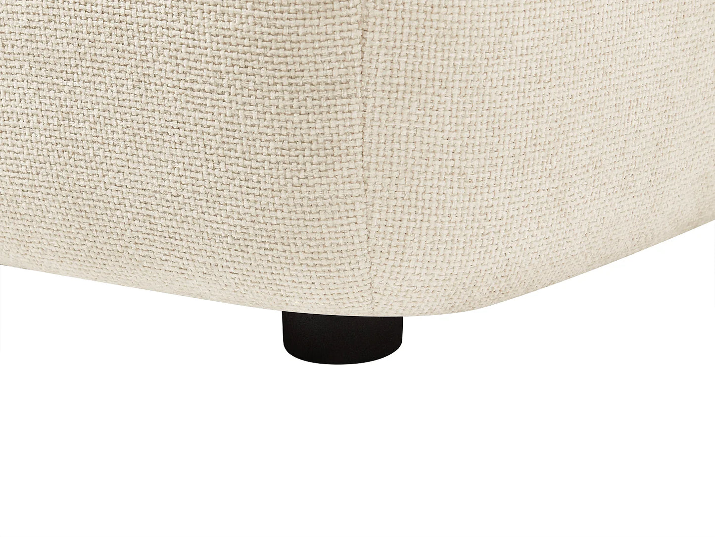 Pouf Texture Japandi Organique Beige - Apoliu
