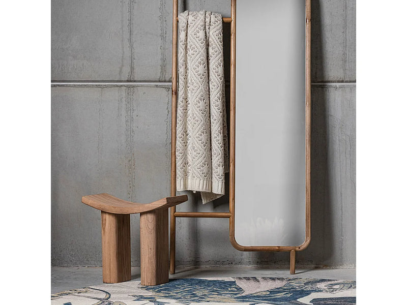 Tabouret Design Japandi Bois Clair - Japan