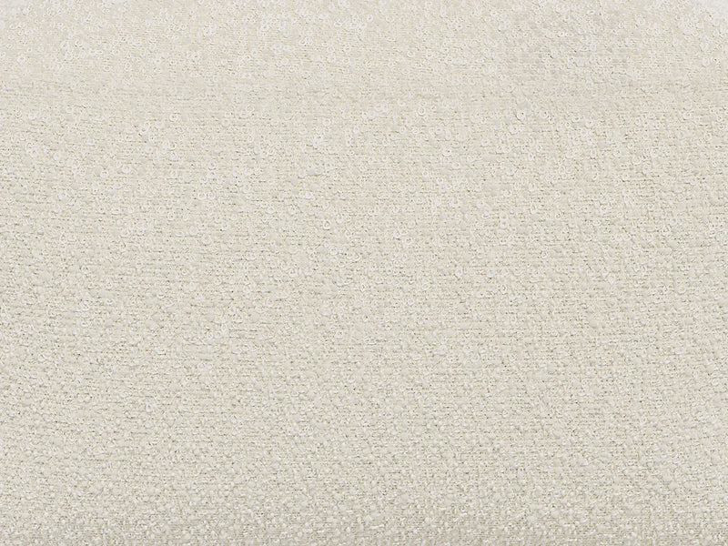 Pouf Épuré Japandi Bouclette Beige - Noumara