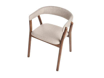 Duo Chaises Japandi Salle À Manger Beige - Mylo