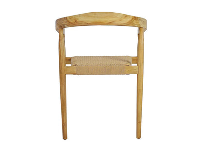 Fauteuil Table Japandi Teck Corde Tressée - Buri