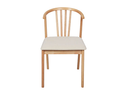 Chaise Japandi Salle À Manger Bois Clair - Craig