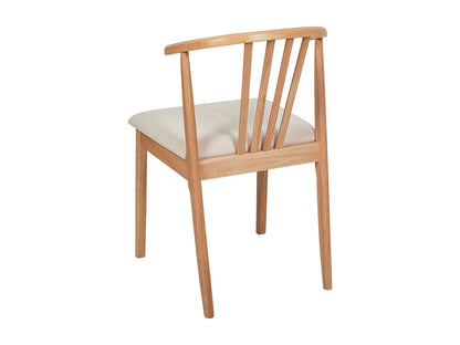 Chaise Japandi Salle À Manger Bois Clair - Craig