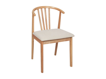 Chaise Japandi Salle À Manger Bois Clair - Craig