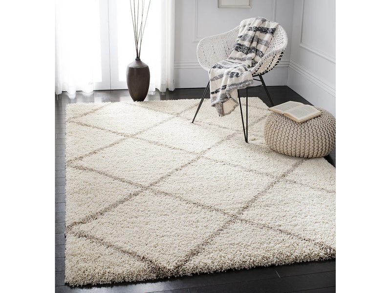 Tapis Japandi Ivoire Beige Épuré - Myla