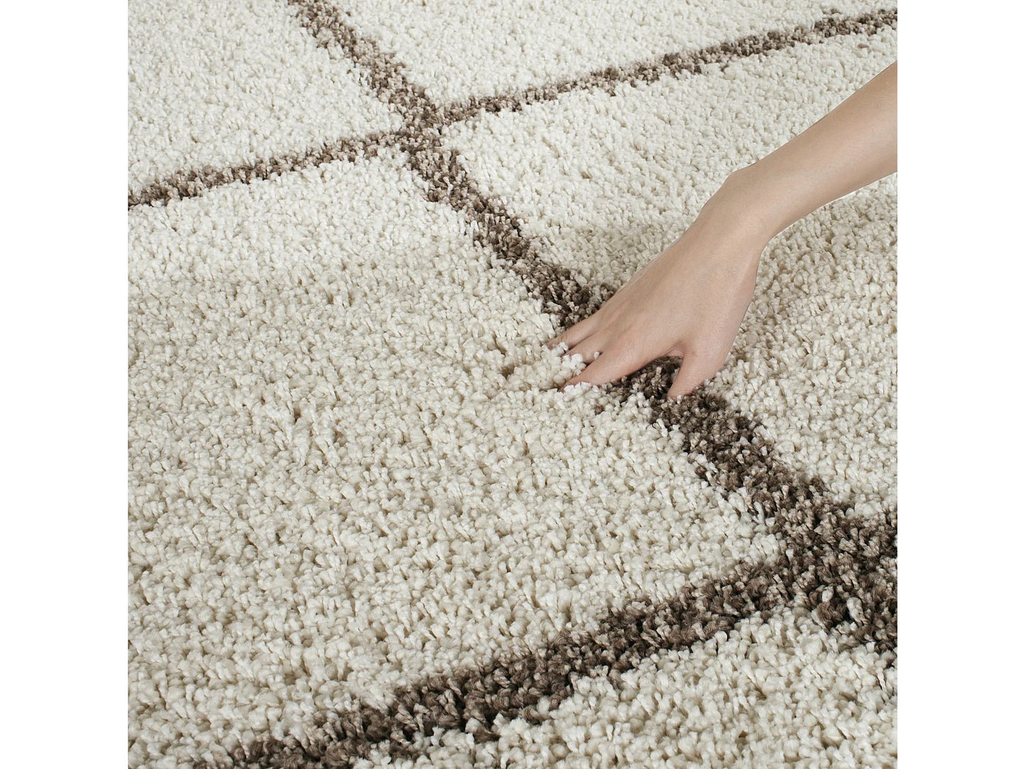 Tapis Japandi Ivoire Beige Épuré - Myla