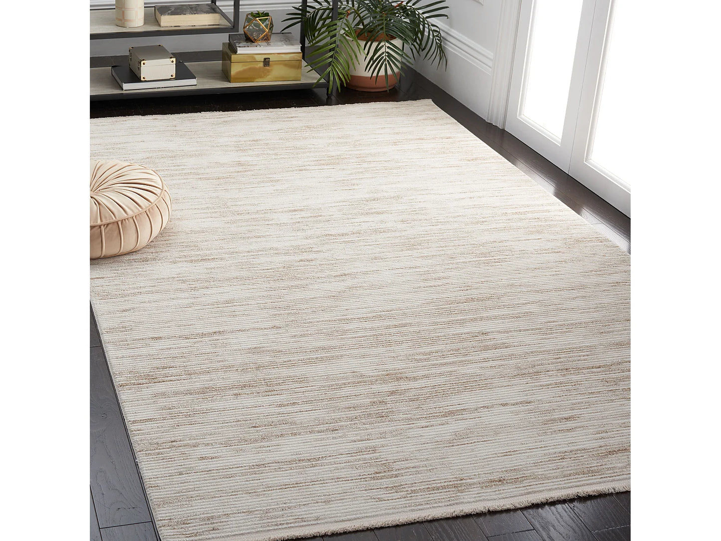 Tapis Japandi Ivoire Et Beige - Aliko