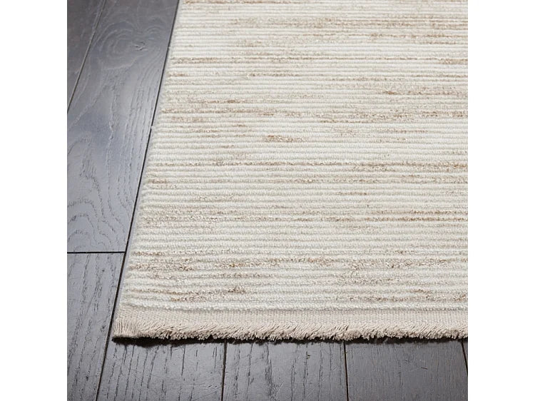 Tapis Japandi Ivoire Et Beige - Aliko