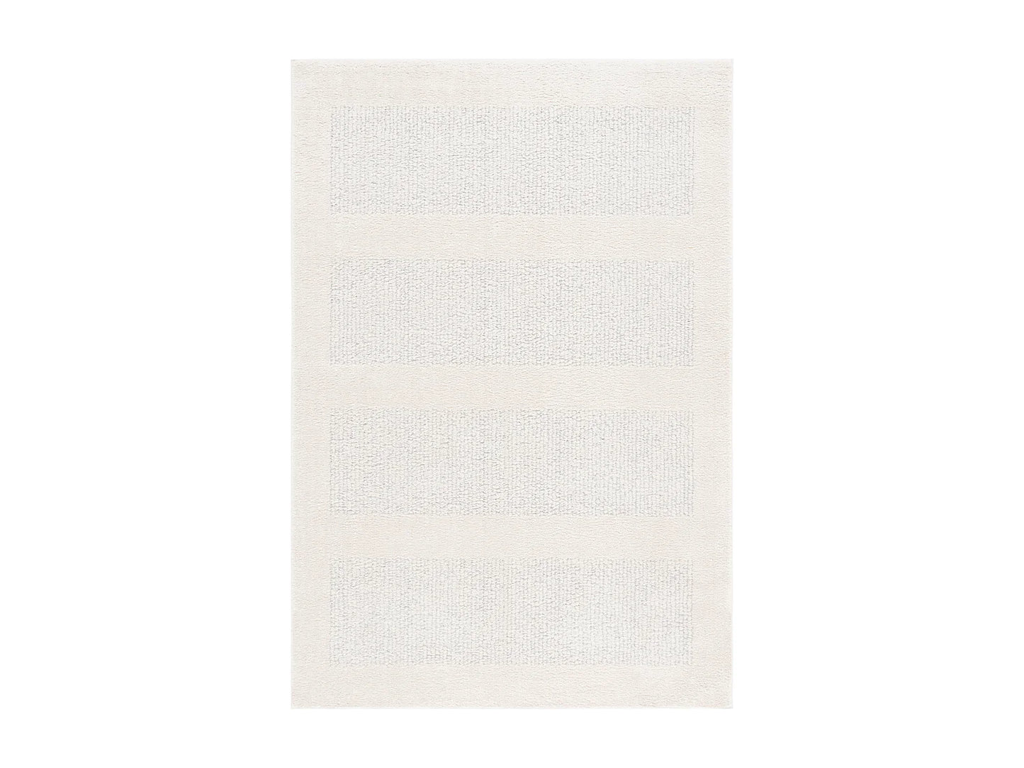 Tapis Japandi Ivoire Et Gris - Breanna