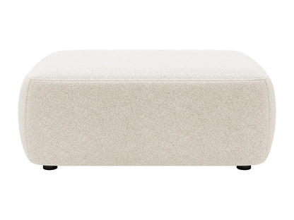 Pouf Tactile Japandi Tissu Beige - Daviso