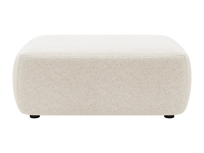 Pouf Tactile Japandi Tissu Beige - Daviso