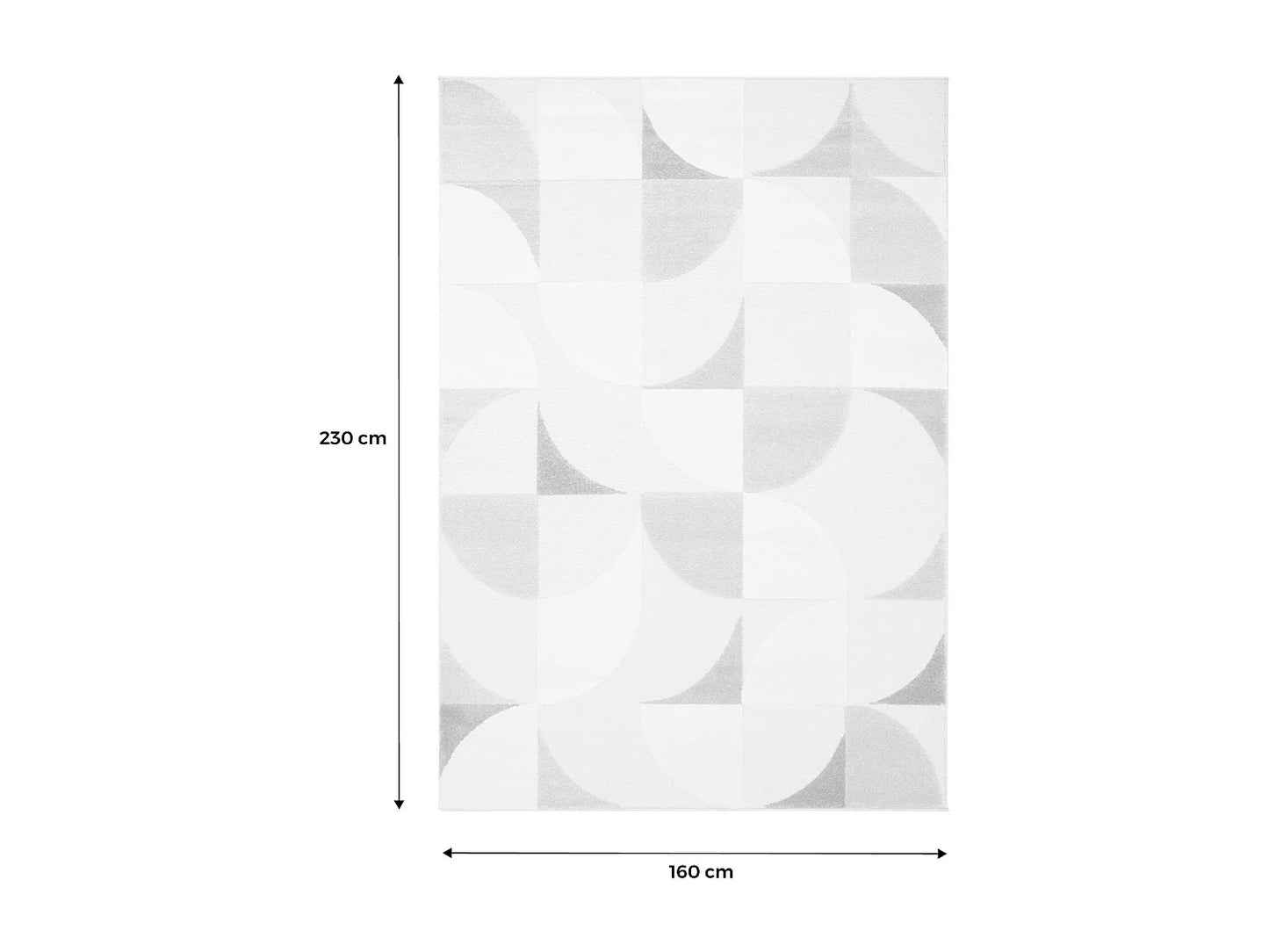 Tapis Japandi Rétro Poils Ras Crème - Rétro