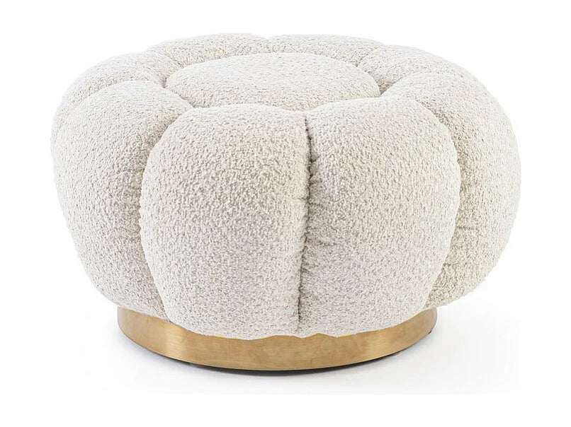 Pouf Naturel Japandi Effet Boucle - Florel
