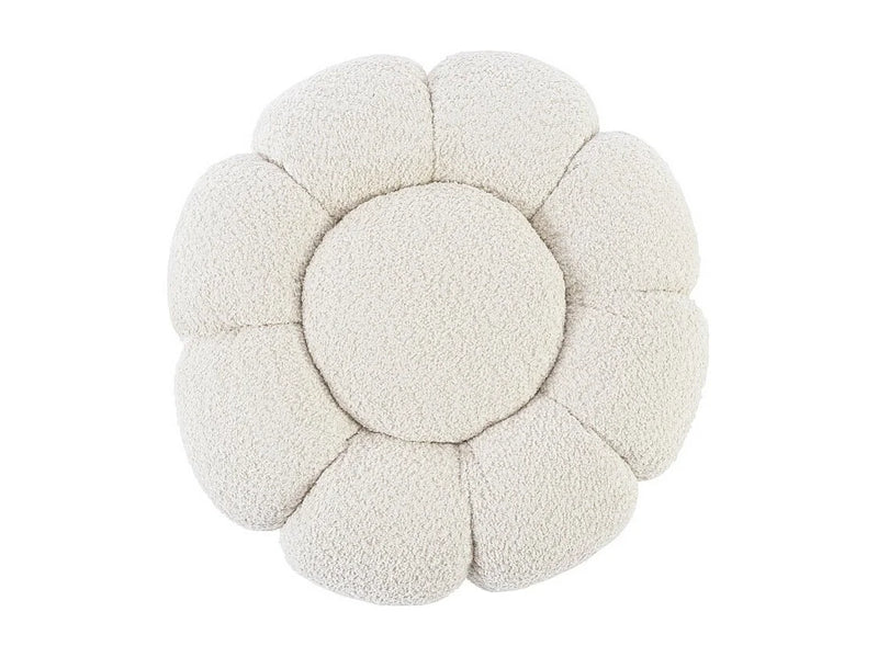 Pouf Naturel Japandi Effet Boucle - Florel