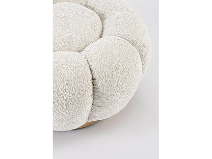 Pouf Naturel Japandi Effet Boucle - Florel