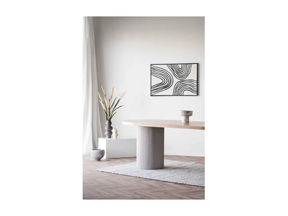 Table Solva Japandi Couleur Sable Naturel - Solva