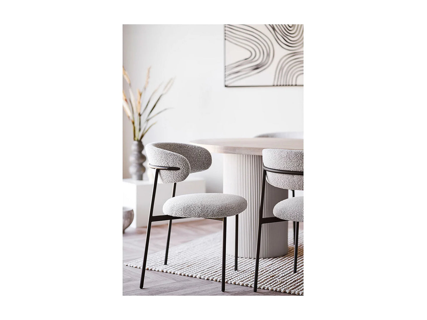 Table Solva Japandi Couleur Sable Naturel - Solva