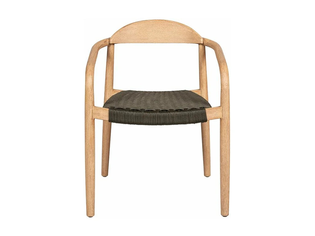 Chaise Repas Japandi Eucalyptus Corde Kaki - Anam