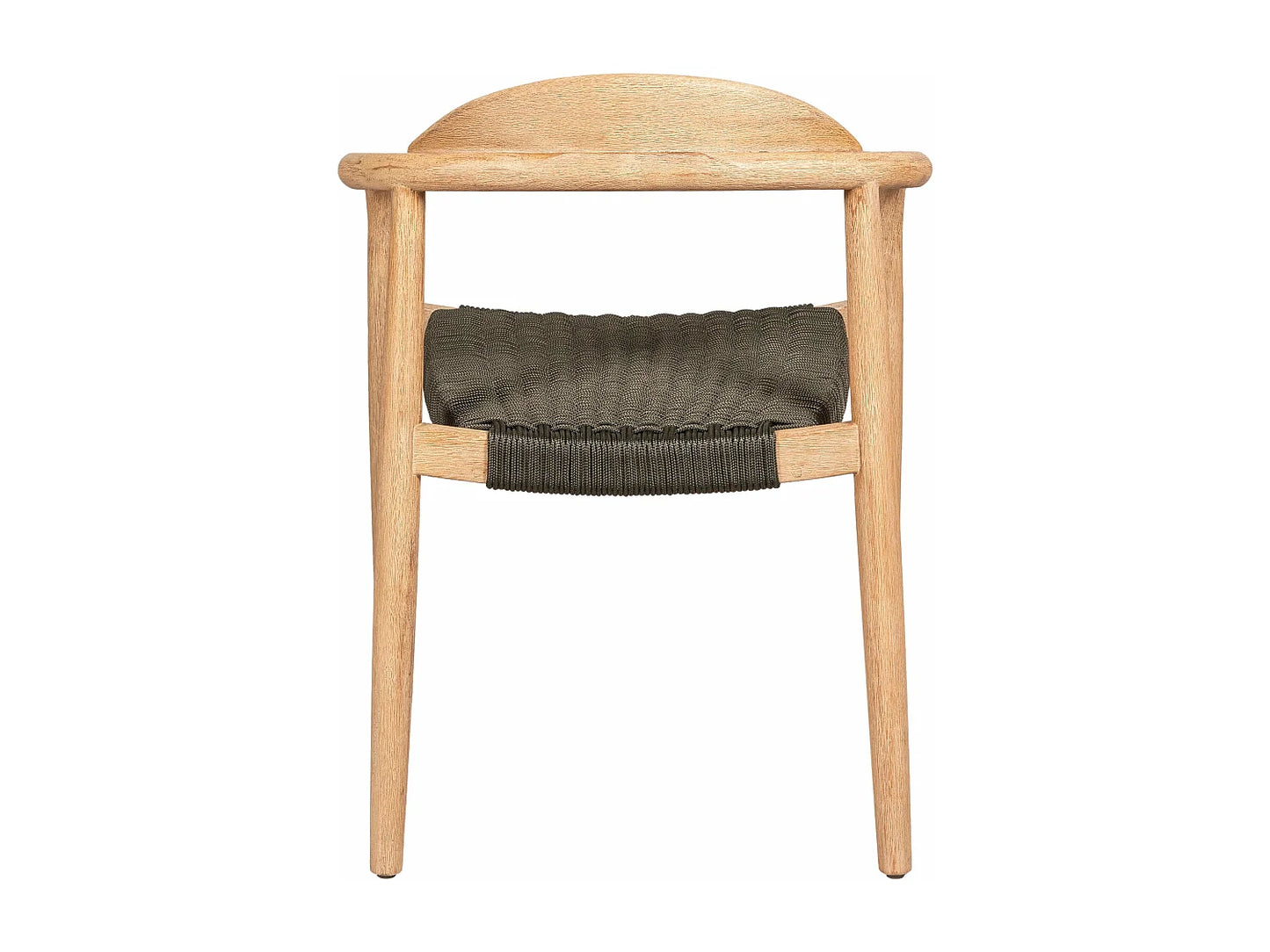 Chaise Repas Japandi Eucalyptus Corde Kaki - Anam