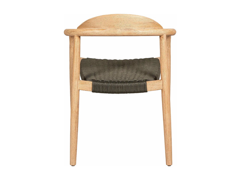 Chaise Repas Japandi Eucalyptus Corde Kaki - Anam
