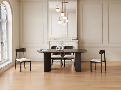 Table Manguier Japandi Noir Maison Cephy - Tamenia