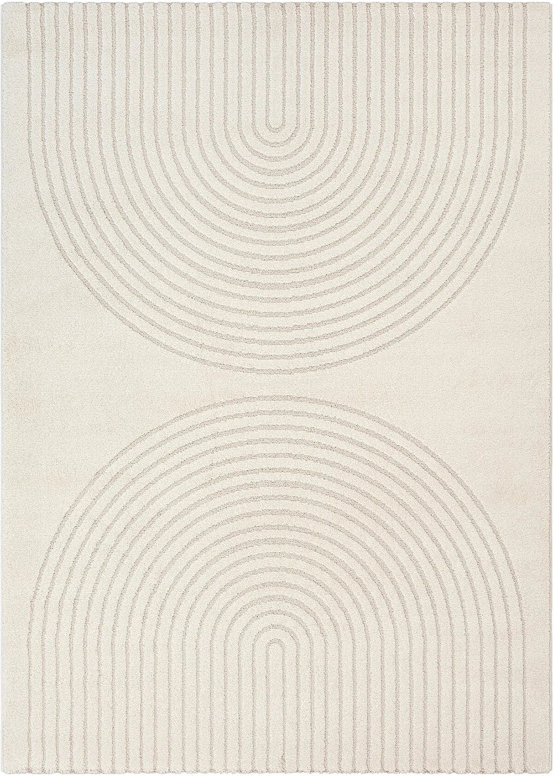 Tapis Japandi Poils Denses Crème – Elisa