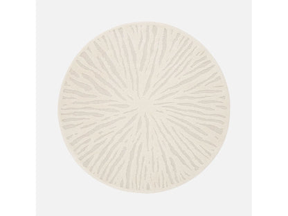 Tapis Rond Japandi Salon Crème - Helen