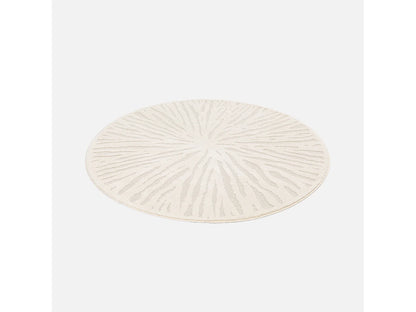 Tapis Rond Japandi Salon Crème - Helen