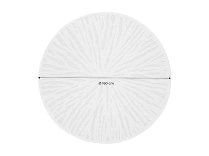 Tapis Rond Japandi Salon Crème - Helen