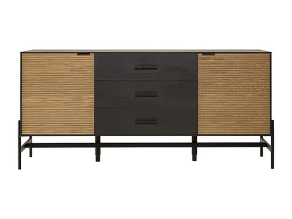 Buffet Pin Japandi Pieds Métal Noir - Charlie