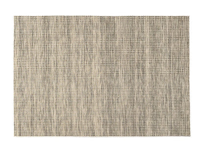 Tapis Japandi Laine Tissée Blanc Kaki - Quentin