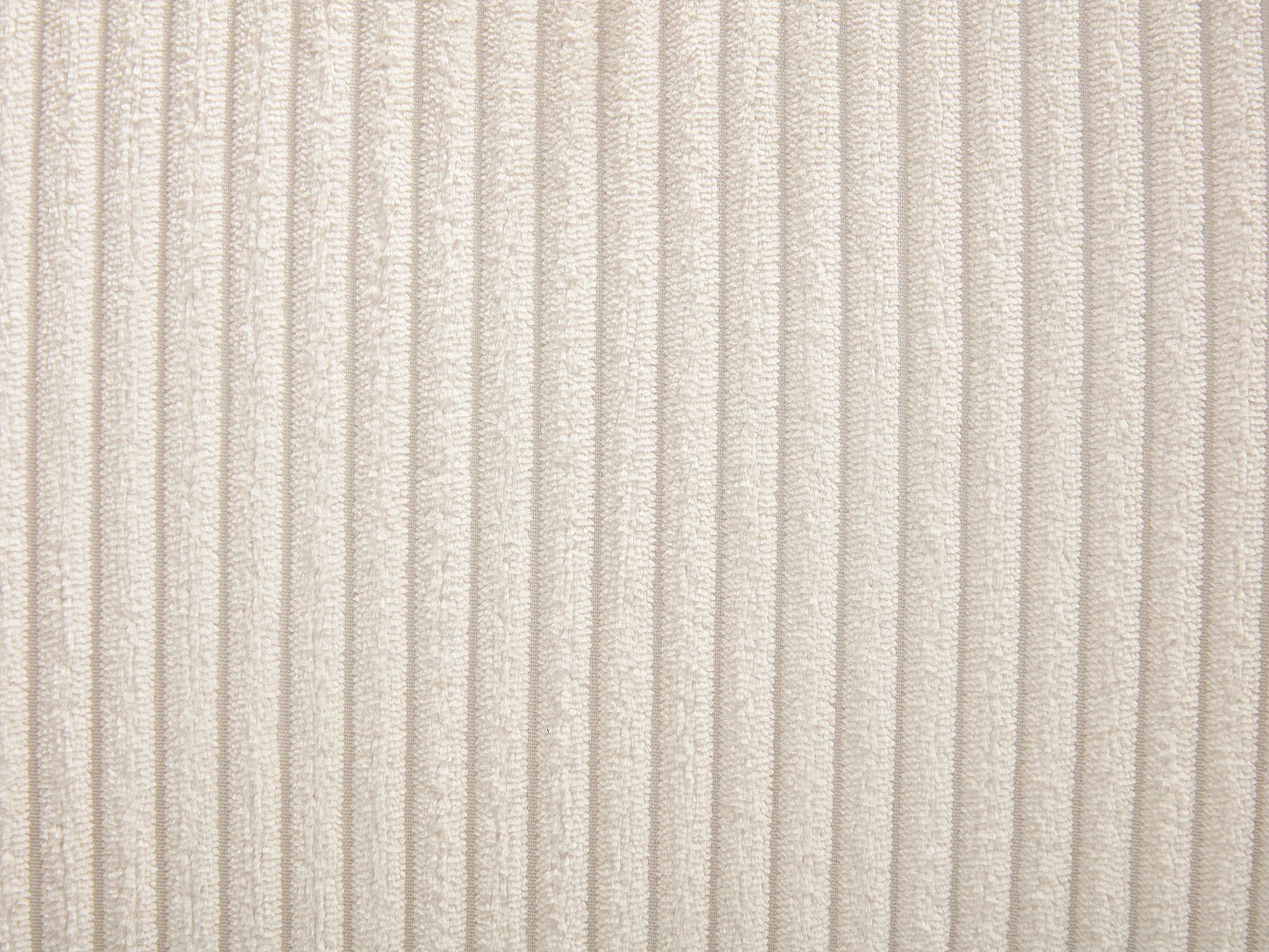 Chaise Accoudoirs Japandi Velours Côtelé Crème - Fildon