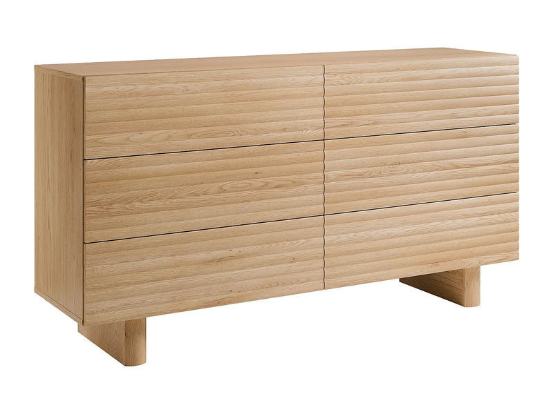 Commode Japandi Mdf Coloris Naturel - Ludima