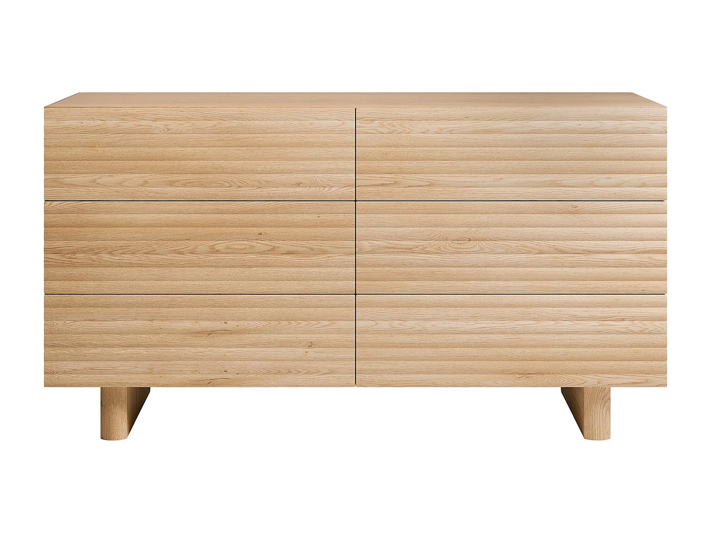 Commode Japandi Mdf Coloris Naturel - Ludima