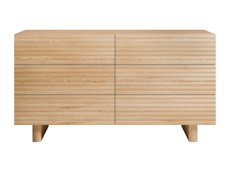 Commode Japandi Mdf Coloris Naturel - Ludima