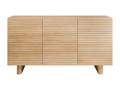 Buffet Naturel Japandi Trois Portes - Ludima