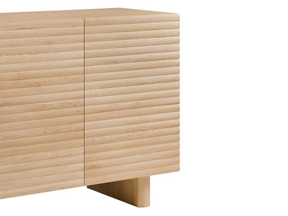 Buffet Naturel Japandi Trois Portes - Ludima