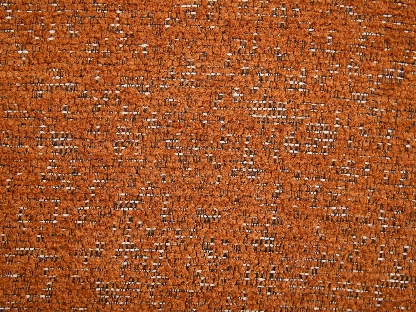 Fauteuil Japandi Coquillage Chenille Terracotta - Delipo