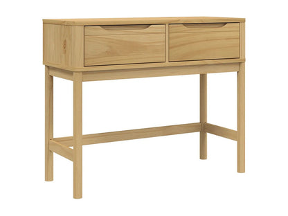 Table Console Japandi Pin Massif - Pin