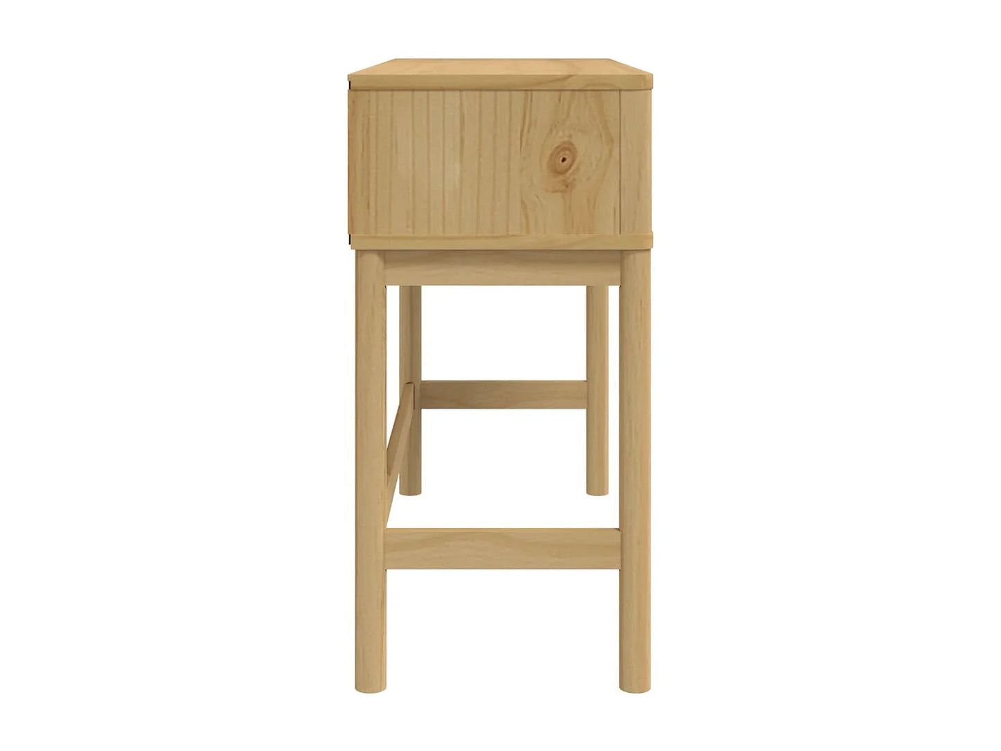 Table Console Japandi Pin Massif - Pin