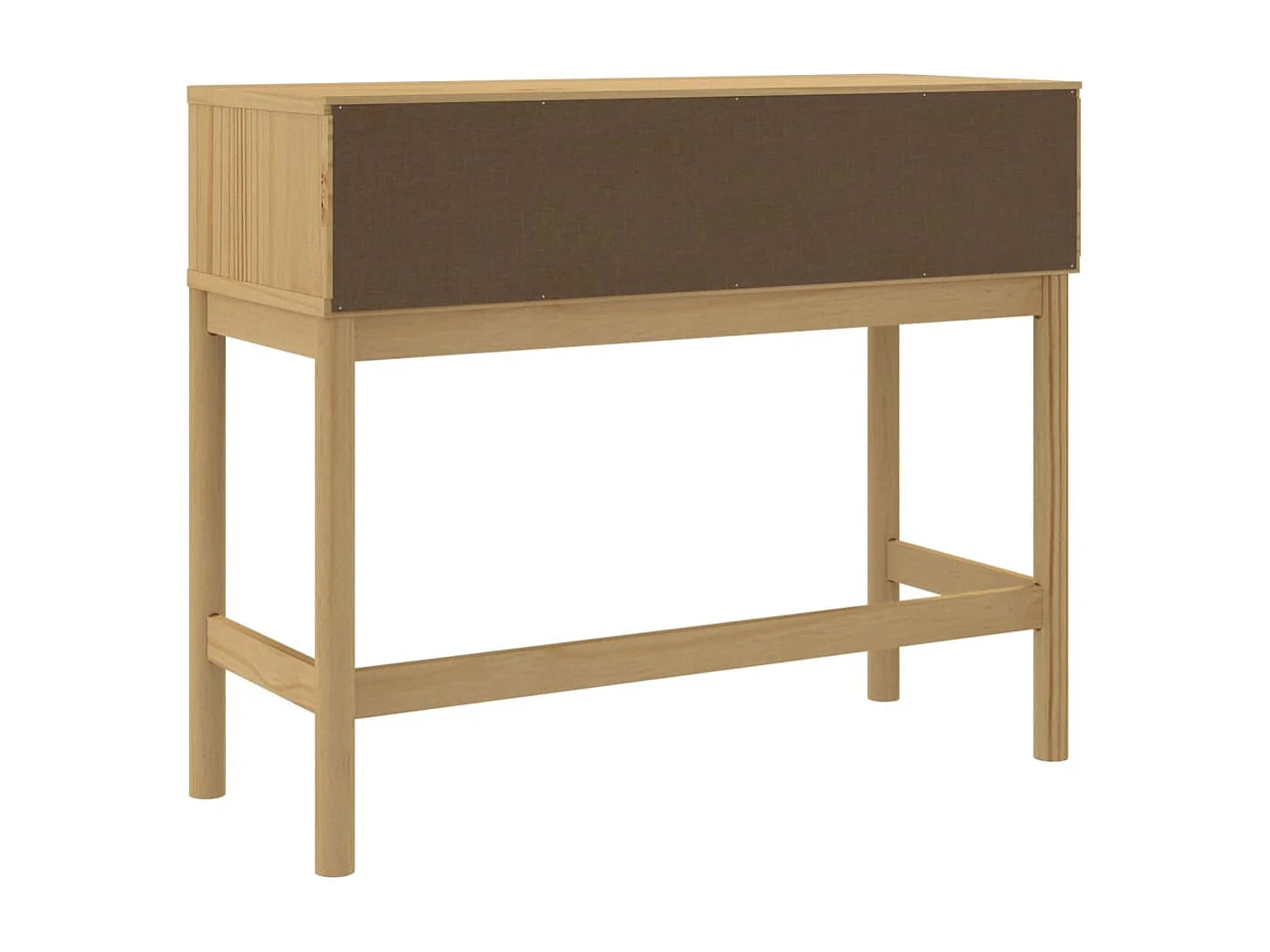 Table Console Japandi Pin Massif - Pin