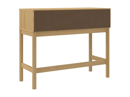 Table Console Japandi Pin Massif - Pin