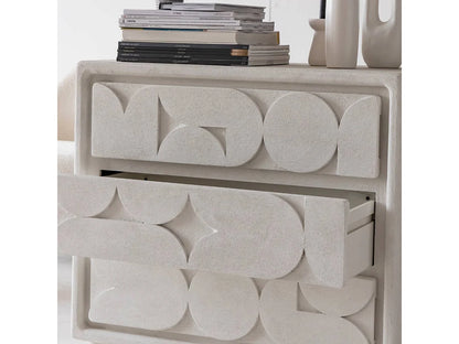 Commode Japandi Mdf Minimaliste Blanc - Danae