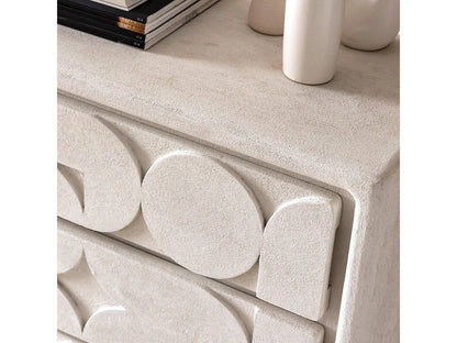 Commode Japandi Mdf Minimaliste Blanc - Danae