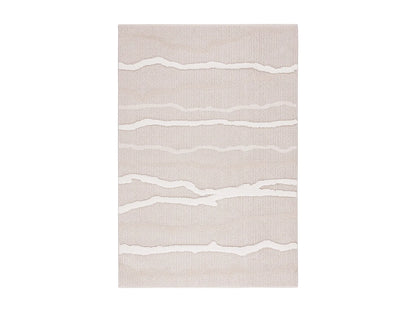Tapis Japandi Salon Beige Ivoire - Salem