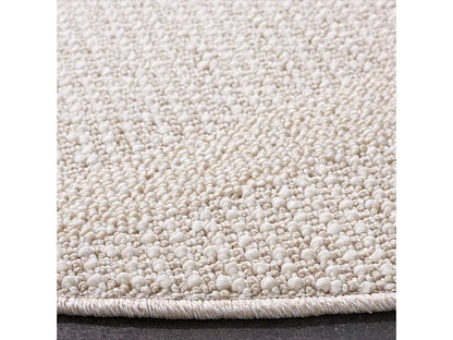 Tapis Japandi Carré Beige Ivoire - Salem