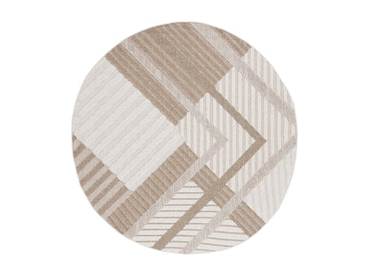 Tapis Japandi Carré Beige Clair - Pax
